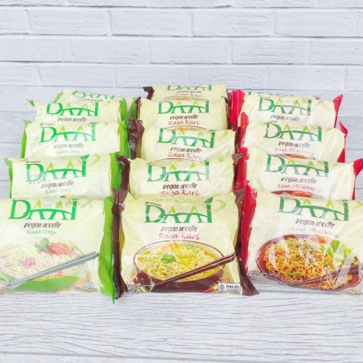 

Stok terbaru DAAI Mi Instant 1 Pack 5 Bungkus Vegan Vegetarian