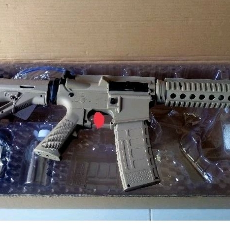 mainan gel blaster anak BOHAN M4 kondisi baru