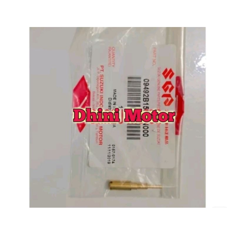PILOT JET ZET KARBURATOR UKURAN 12  SATRIA FU 150 ORIGINAL SGP