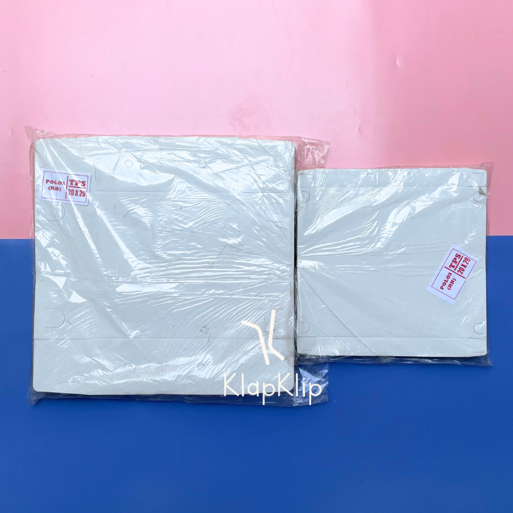 

GROSIR 100pcs Catering Box Duplex 20x20cm Putih Merek Polos - Dus Nasi Kotak Box Catering Premium Box Putih - Dus Snack Putih Merek Polos - Snack Box