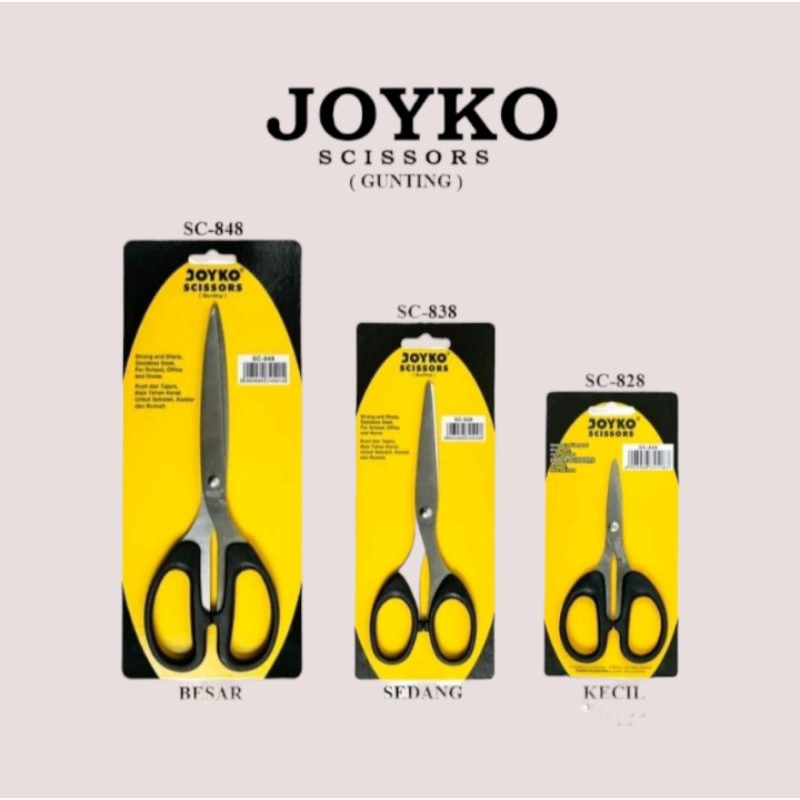 

GUNTING: BESAR,SEDANG,KECIL JOYKO