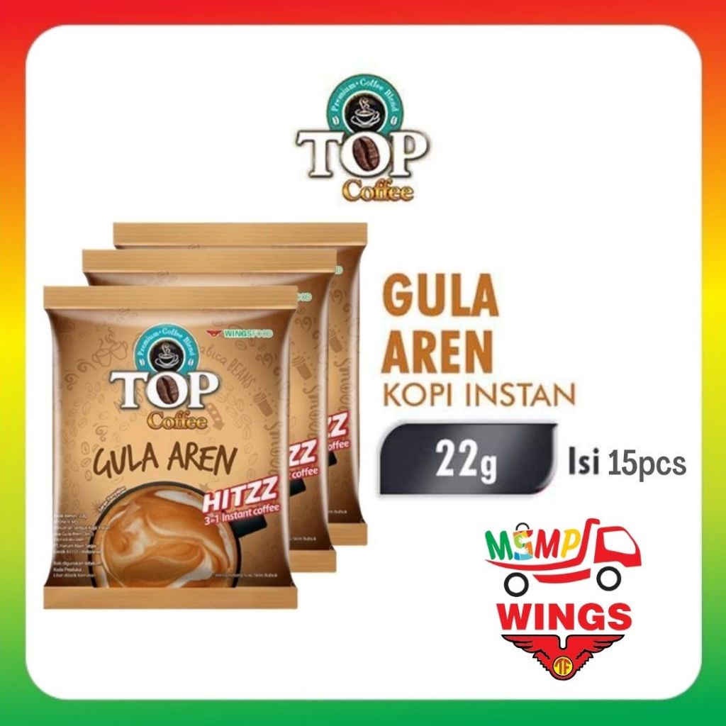 

Top Coffee Gula Aren 15 x 22g [ 1 PAK ]