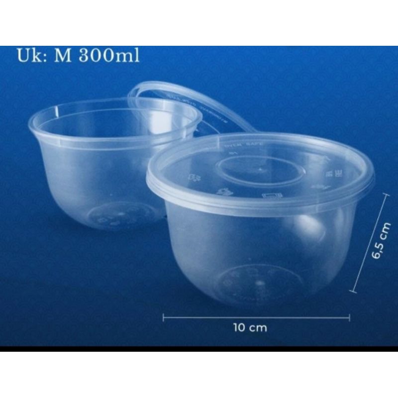 THINWALL MANGKOK AECO 300ML ISI 25 PCS PLUS TUTUP