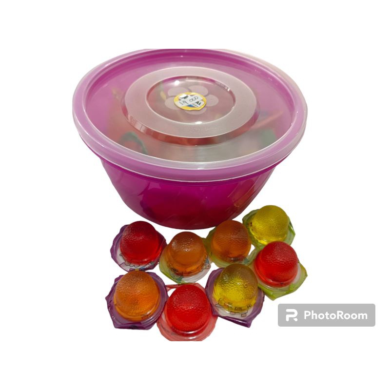 

JELLY ANEKA RASA BUAH KEMASAN TOPLES BULAT BERAT KURLEB 560GR