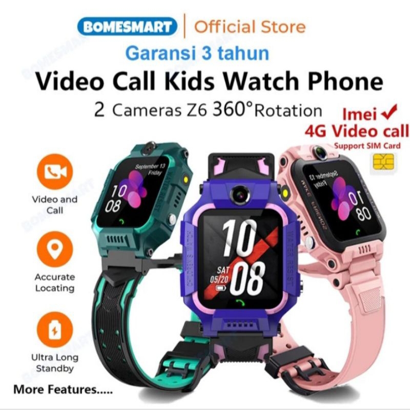Video Call Smartwatch Kids Bomesmart Mix Warna