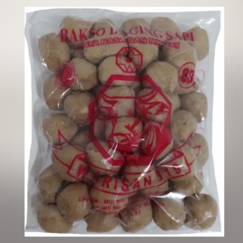 

Bakso warisan 319 isi 50 pcs