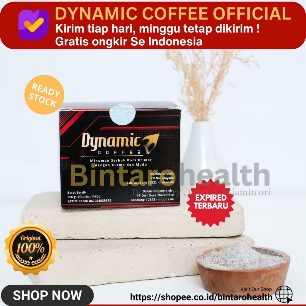 

Kopi Dynamic isi 10 Saset Kemasan Terbaru