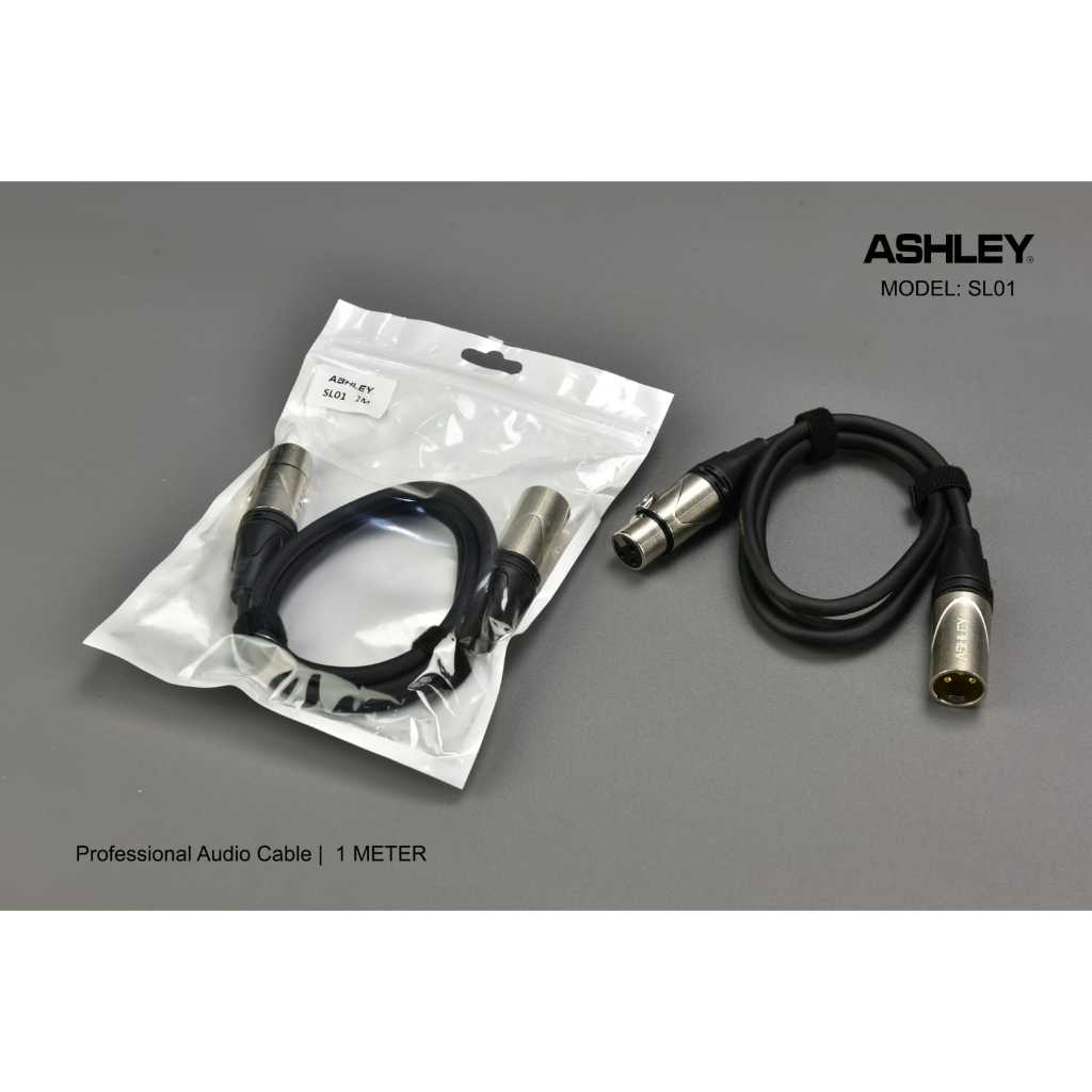 ASHLEY KABEL AUDIO JACK CANON MALE TO FEMALE SL01 , SL03 , SL05 ORIGINAL