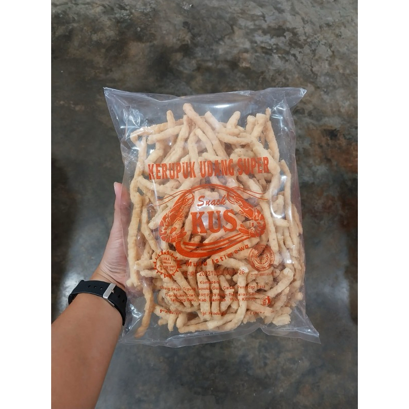 

snack kus kerupuk udang super gurih enak!!