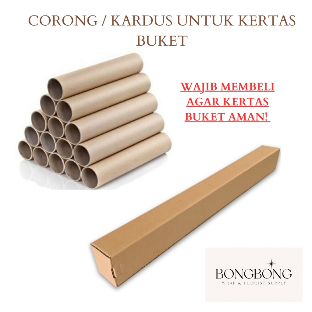 

CORONG KARDUS untuk Kertas Buket SUPAYA AMAN !!