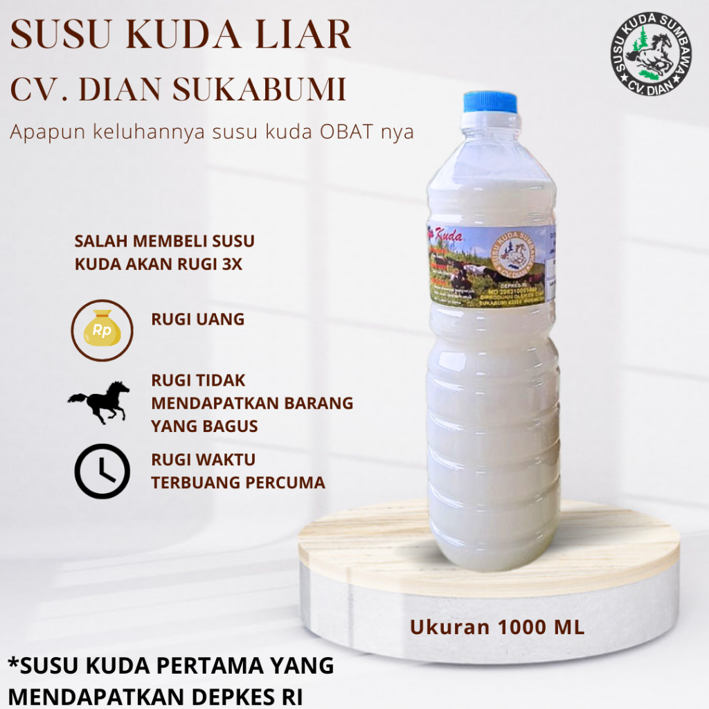 

SUSU KUDA LIAR CV. DIAN 1000 ML