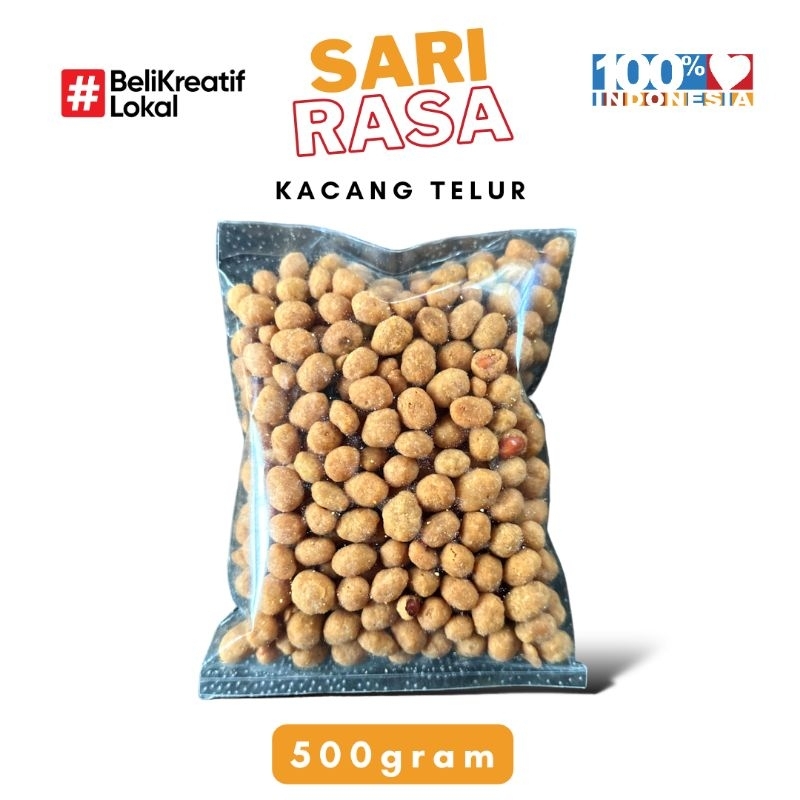 

500 gr - Kacang Telur Kacang Cemilan Makanan Ringan Kacang-kacangan COD