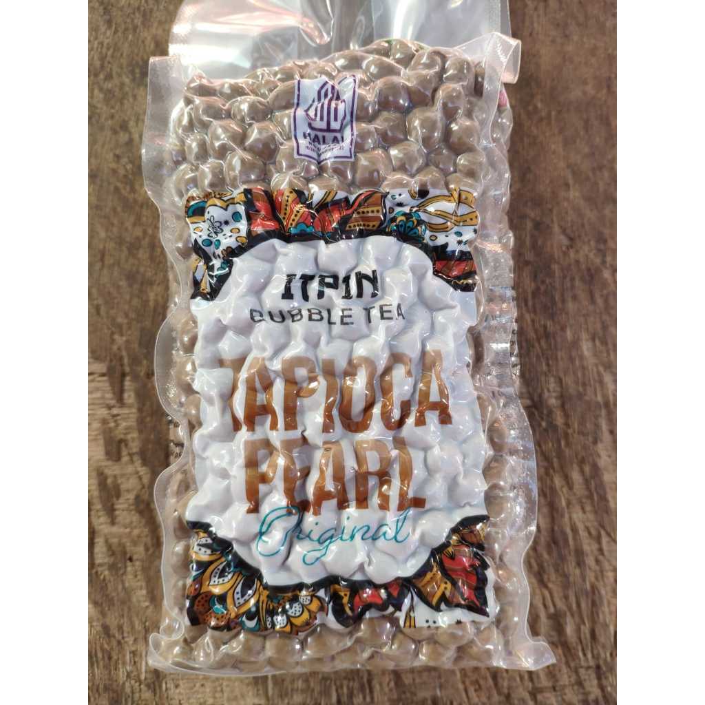 

ITPIN 1KG TAPIOCA PEARL PREMIUM TAPIOKA BUBBLE TEA | BOBA MILK TEA | BUBBLE TEH MUTIARA