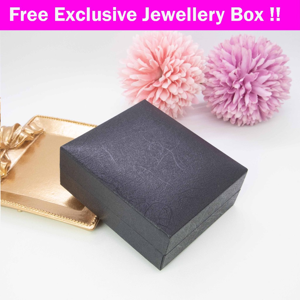 Kotak Perhiasan Jewellery Box Exclusive Paris Silver kotak kado elegan spesial hitam