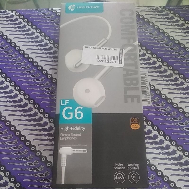 HF LF G6/BLACK WHITE