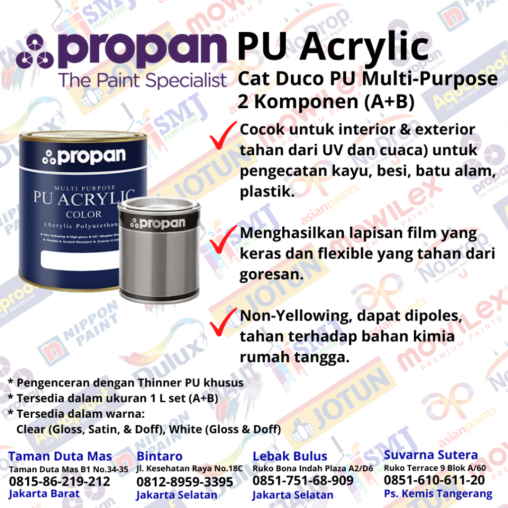 CAT DUCO Polyurethane PROPAN PU PUC-786-2K 1L