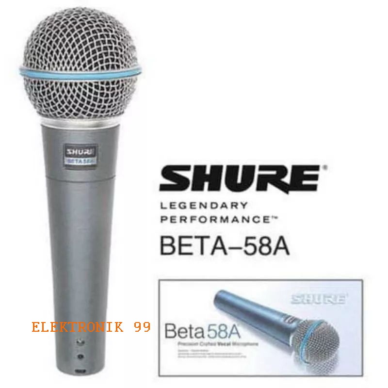 Mic Kabel SHURE BETA 58A - Shure BETA 58