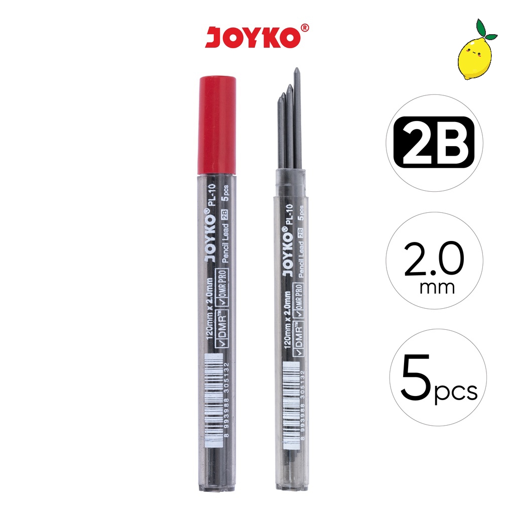 

Pencil Lead / Isi Pensil Mekanik Joyko PL-10 2B 2.0 mm