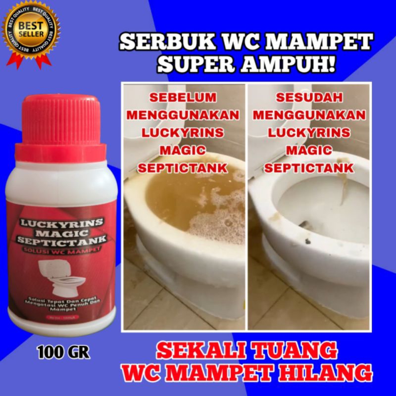 SERBUK WC MAMPET PALING AMPUH