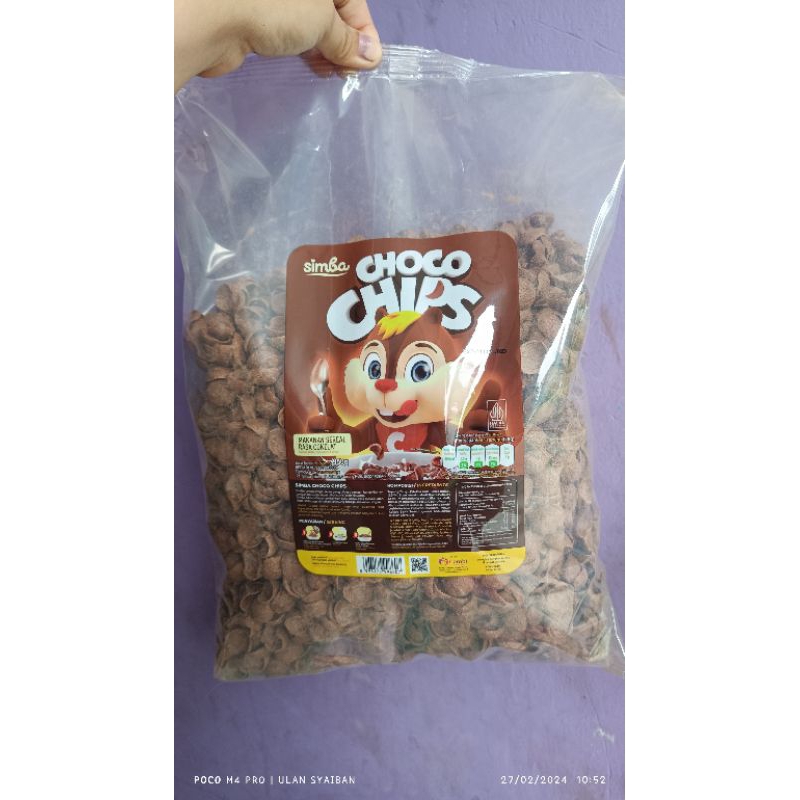 

simba choco chips 950gr