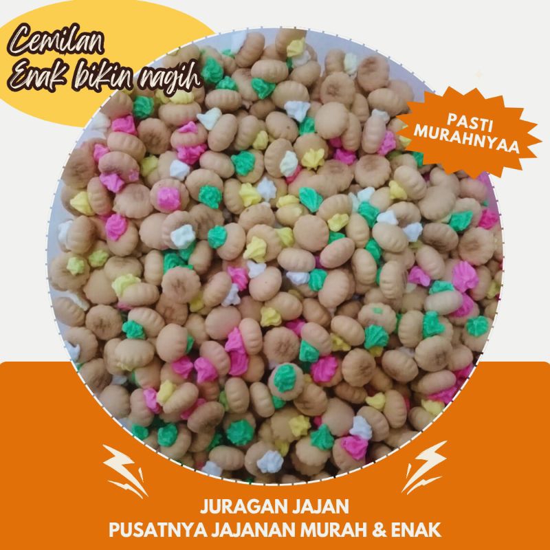 

Gem bunga/makanan jadul/kue jadul/kue bunga 250gr