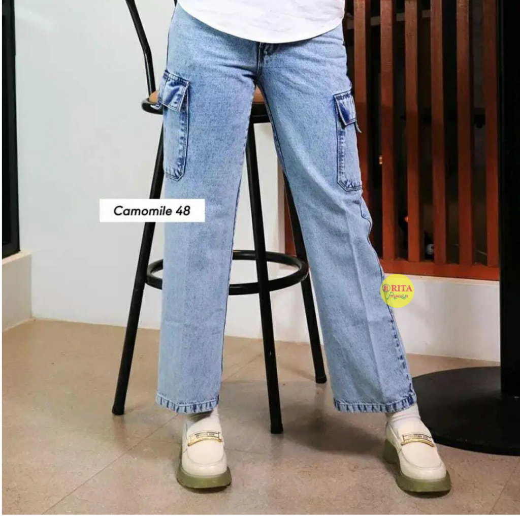 MISSTY Celana Cargo Jeans Wanita