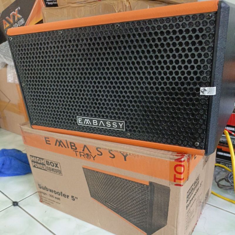 subwoofer aktif embassy