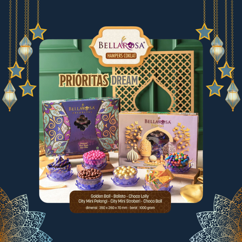 

PAKET COKLAT PRIORITAS DREAM BELLAROSA BINGKISAN KUE LEBARAN BELLAROSA