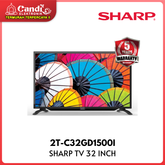 TV SHARP 2T-C32GD1500I 32 Inch Aquos HD C32GD1500 32GD1500