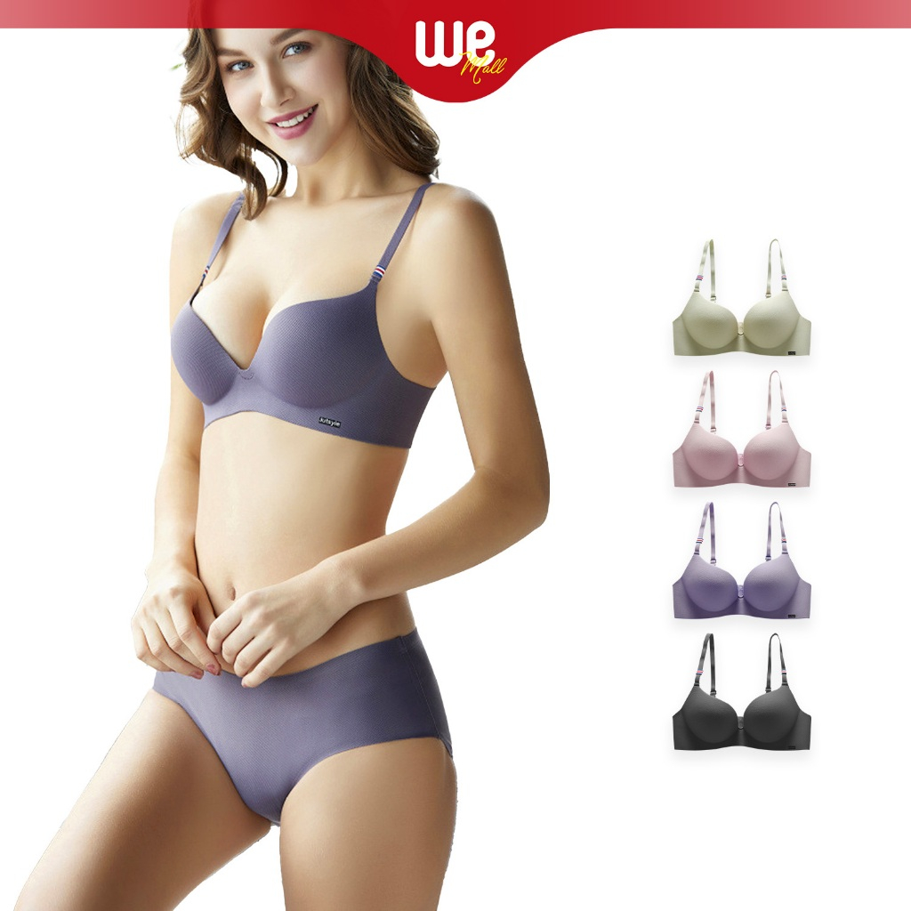 [559SET] WEMALL BRA SET JUTSYLE FRANCE BRITISH - TANPA KAWAT - 1SET BRA DAN CD
