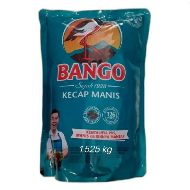 

Kecap Manis Bango Kemasan Refill Pouch 1.525 kg