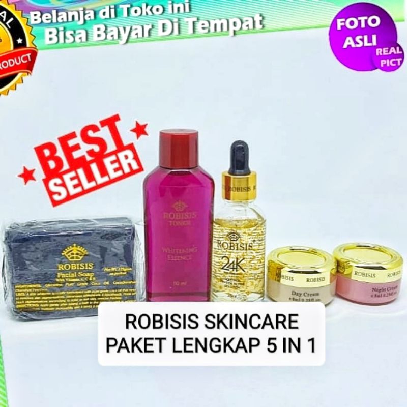 RBS (ROBISIS) SKINCARE 5 IN 1 ORIGINAL (MEMBANTU MENGURANGI JERAWAT DAN FLEK HITAM PADA WAJAH)
