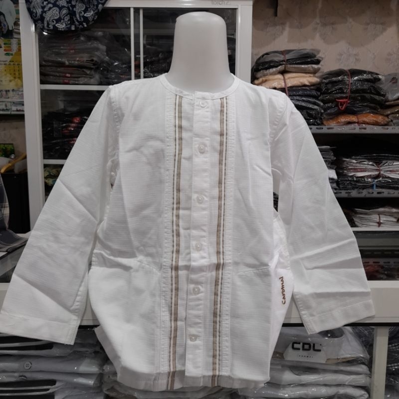 Kemeja Koko Lengan Panjang Cardinal Kids Original *1622*1623*