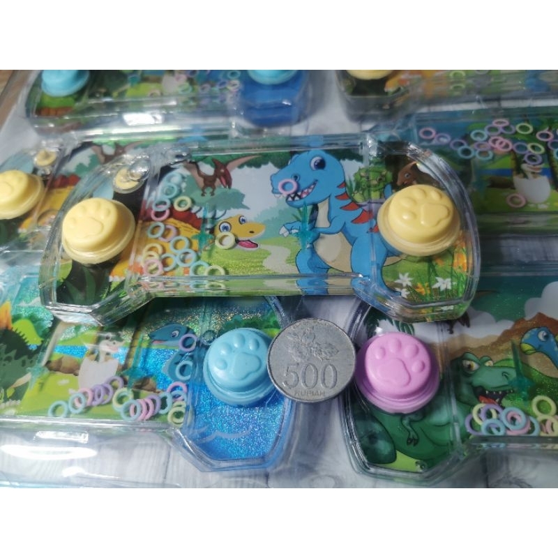 mainan anak water game pencet air mencet jadul ring transparant ps