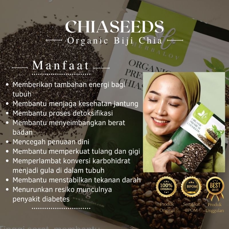 Chia Seed Untuk Diet by Herbalov | Biji Chia Herbamour