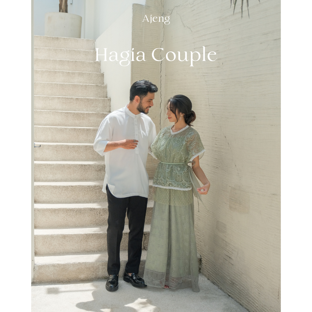 RAYA SERIES HAGIA SET COUPLE | BAJU COUPLE SPECIAL RAYA KONDANGAN KELUARGA LEBARAN