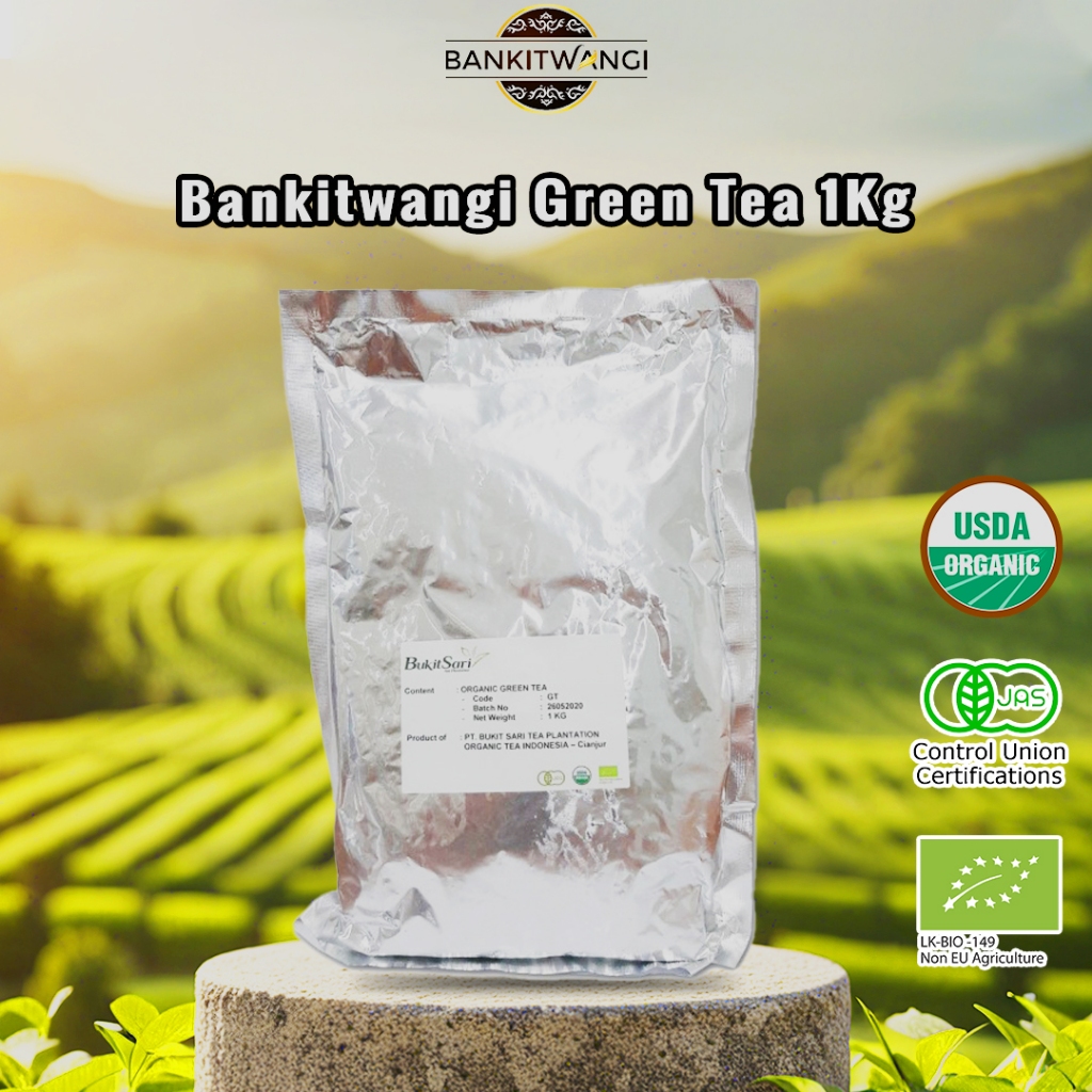 

Bankitwangi Teh Organik Green Tea Bulk 1kg