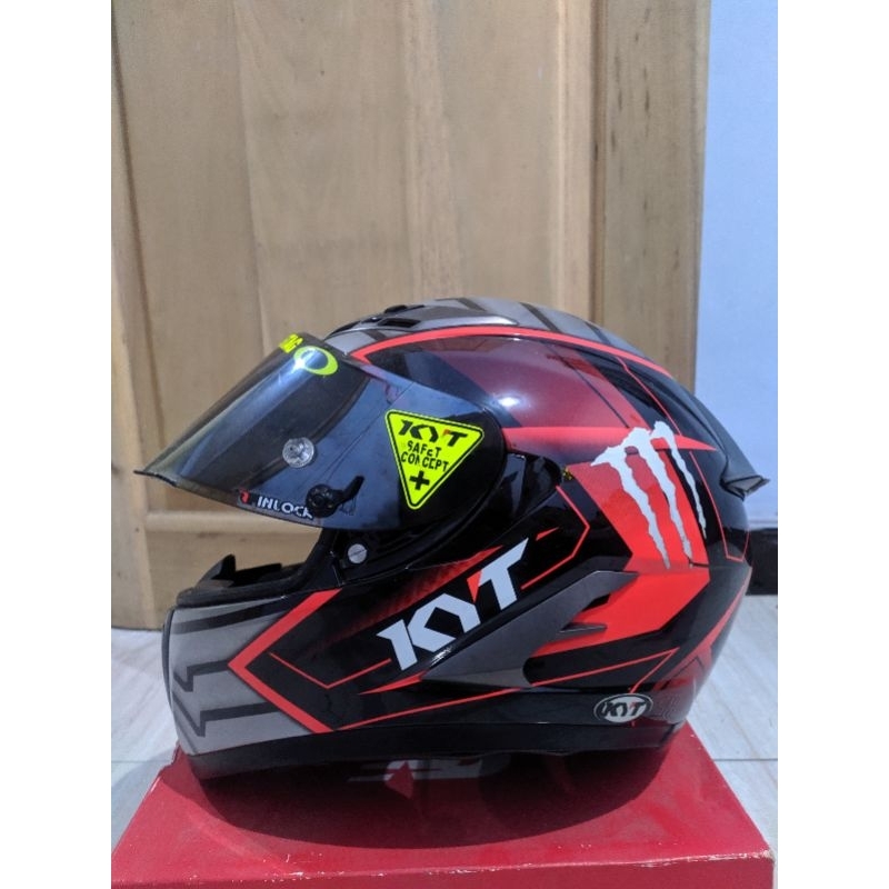 Helm Fullface KYT Falcon 2 Armour /Kyt falcon red armour