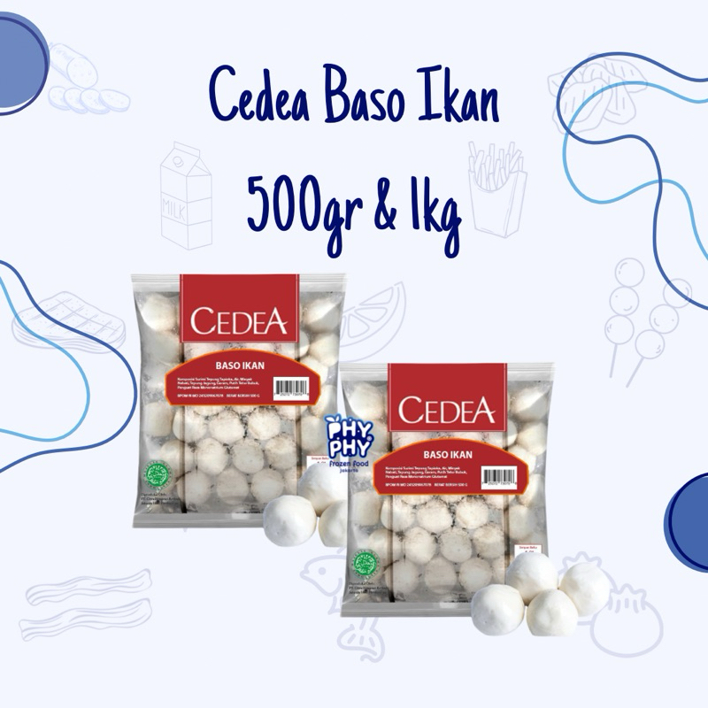 

Cedea Baso Ikan 500gr & 1kg / Cedea Baso Ikan 1kg