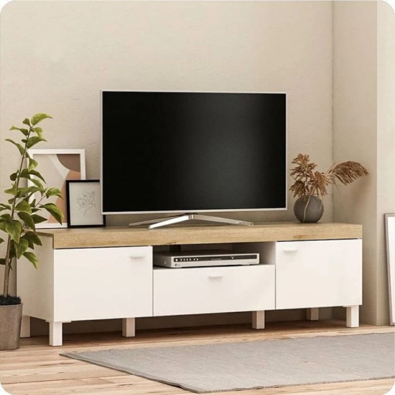 RAK TV ELEGAN MEJA TV MINIMALIS BUFFET TV TERLARIS RAK TV MODERN