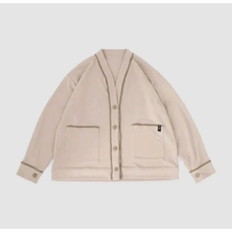 Dizayn Cardigan Preloved - Warna Almond