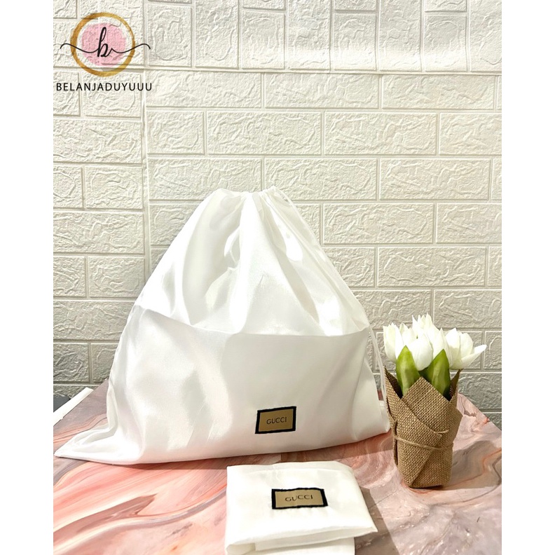 Dustbag Gucci Satin Sarung Tas Pelindung Debu Db Branded Db Pengganti ART K9O6