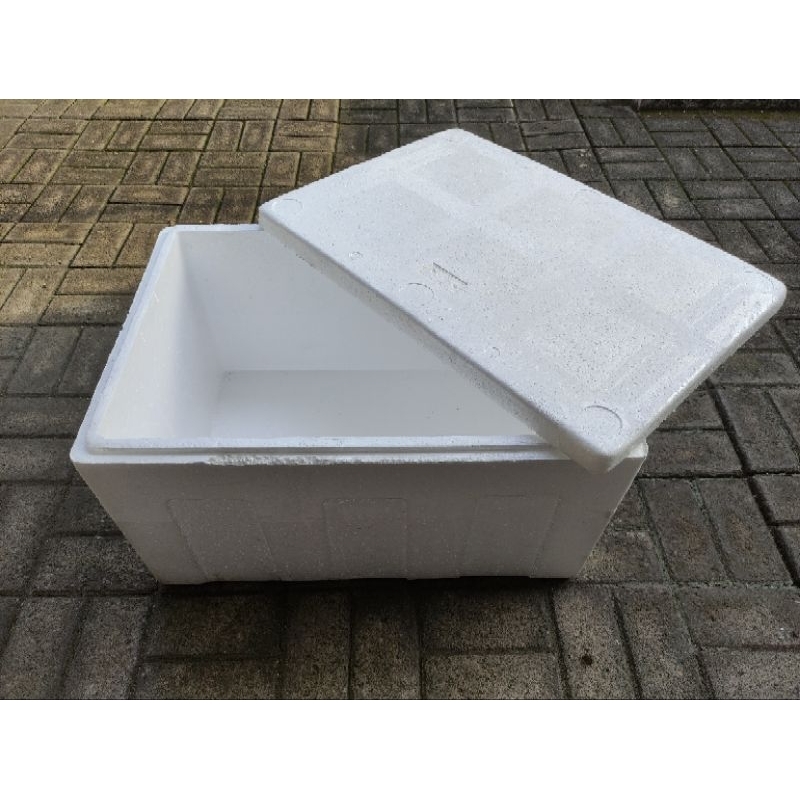 STEROFOAM BEKAS SIZE 60 / STYROFOAM TIPE 60KG BEKAS KONDISI SEPERTI BARU / BOX GABUS BEKAS / KOTAK G