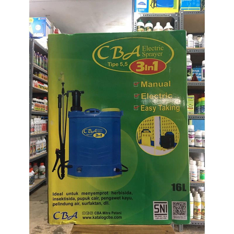 Tangki Sprayer CBA Double 3 in 1 Manual Elektrik