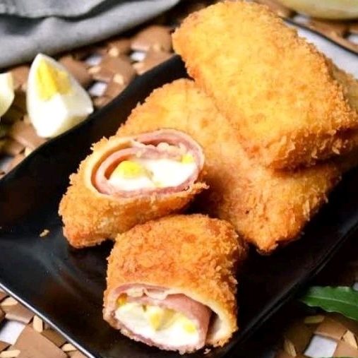 

Risol Premium Smoked Beef Telur Mayo isi 5