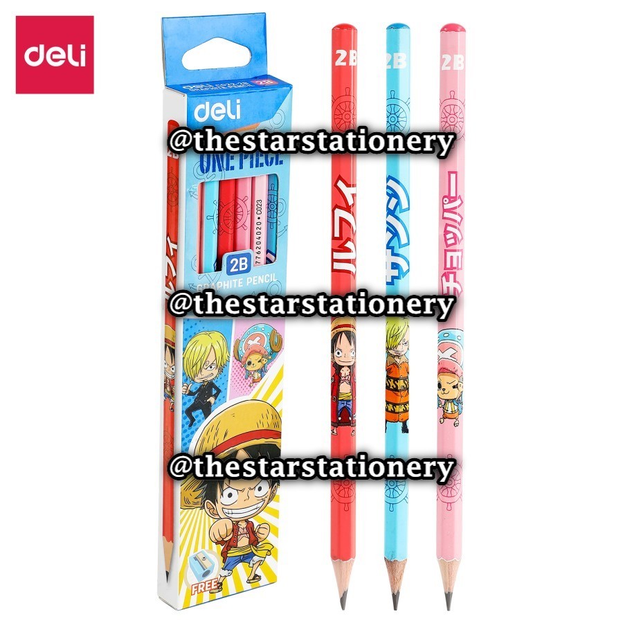

(1 Pak isi 12 Biji) GROSIR Pensil Deli EC022-2B One Piece 2B / Pencil Deli One Piece C022-2B