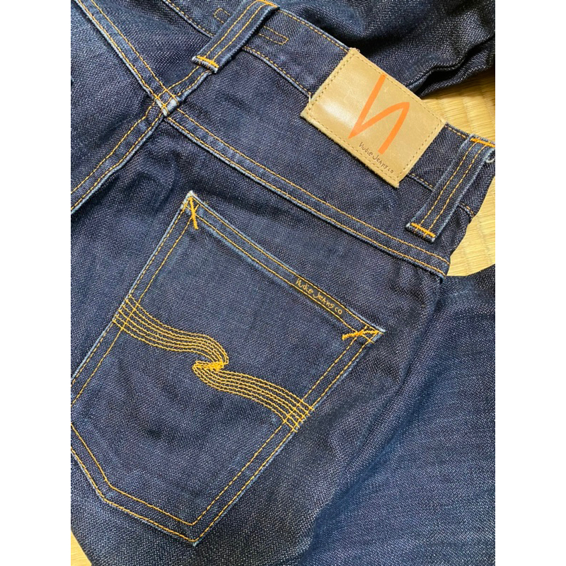 NUDIE JEANS SLIM JIM DRY BROKEN TWILL