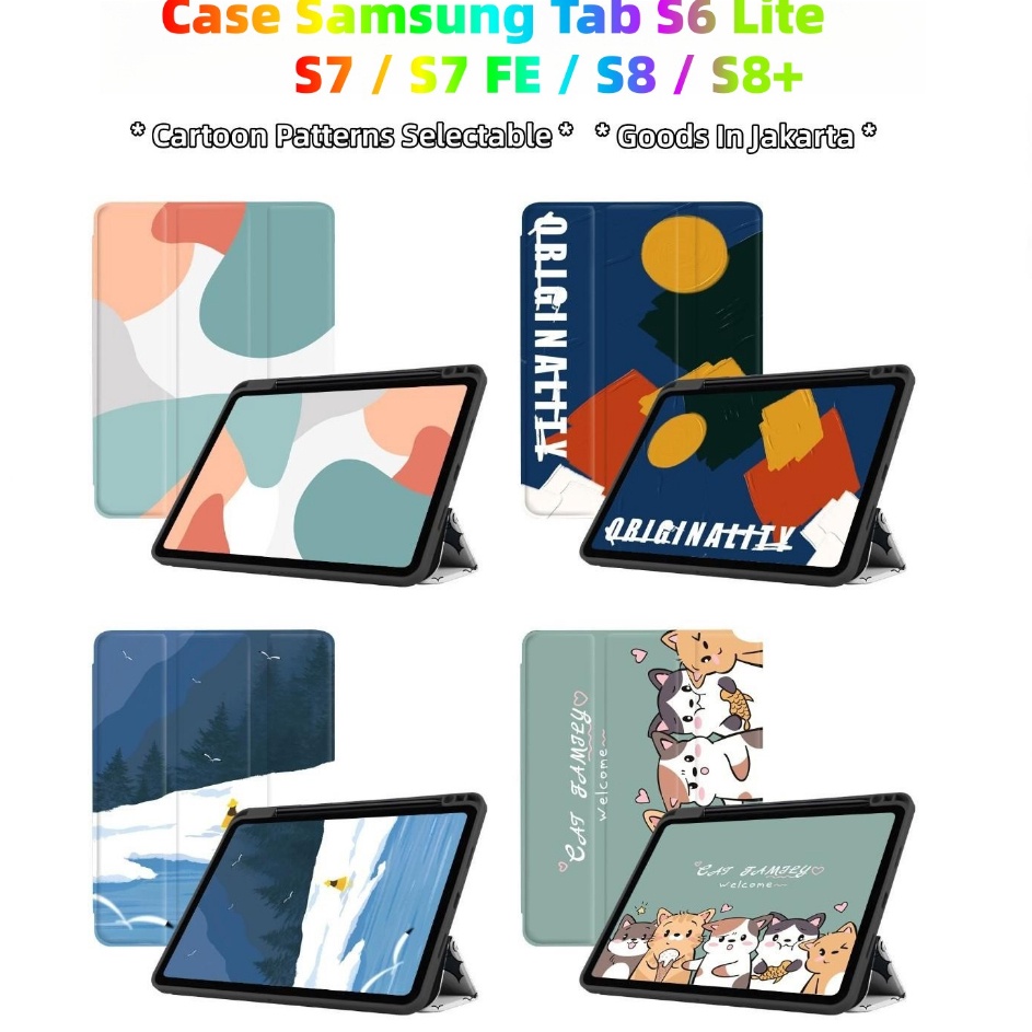 GROSIR Ready Stock In JakartaCase Samsung Tab S6 Lite Case Tab S6 Lite Casing Samsung Tab S6 Lite Ca
