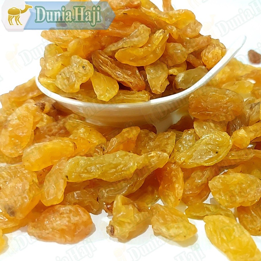 

KI3 Kismis Anggur Golden Raisin Kismis Asam Manis Raisin Star untuk Oleh Oleh Haji dan Umroh