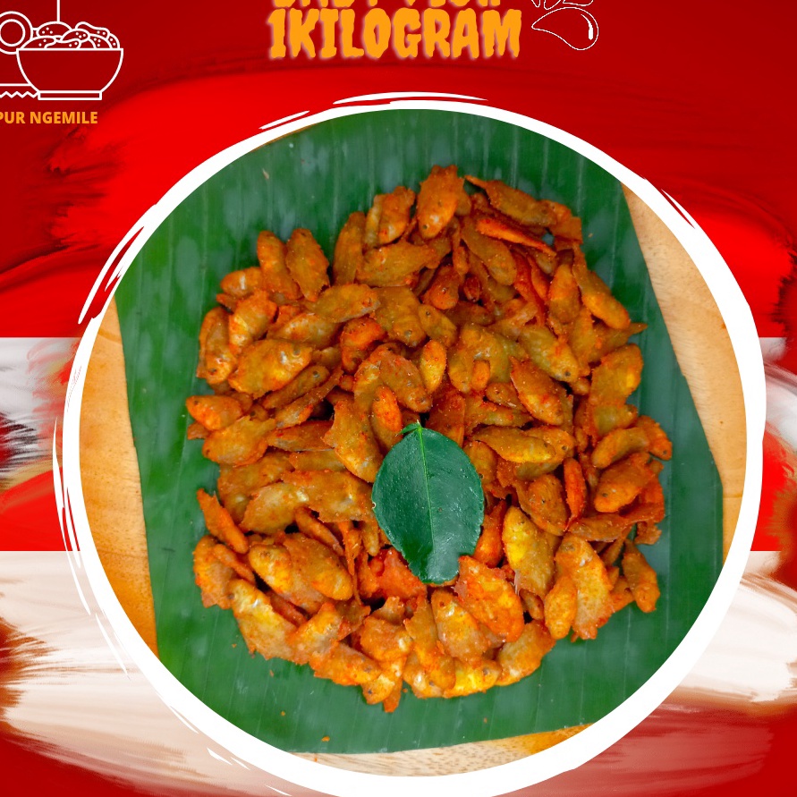 

KF7 1Kg Baby Fish Crispy RASA PEDES JERUK BALADO JERUK ORIGINAL ASIN
